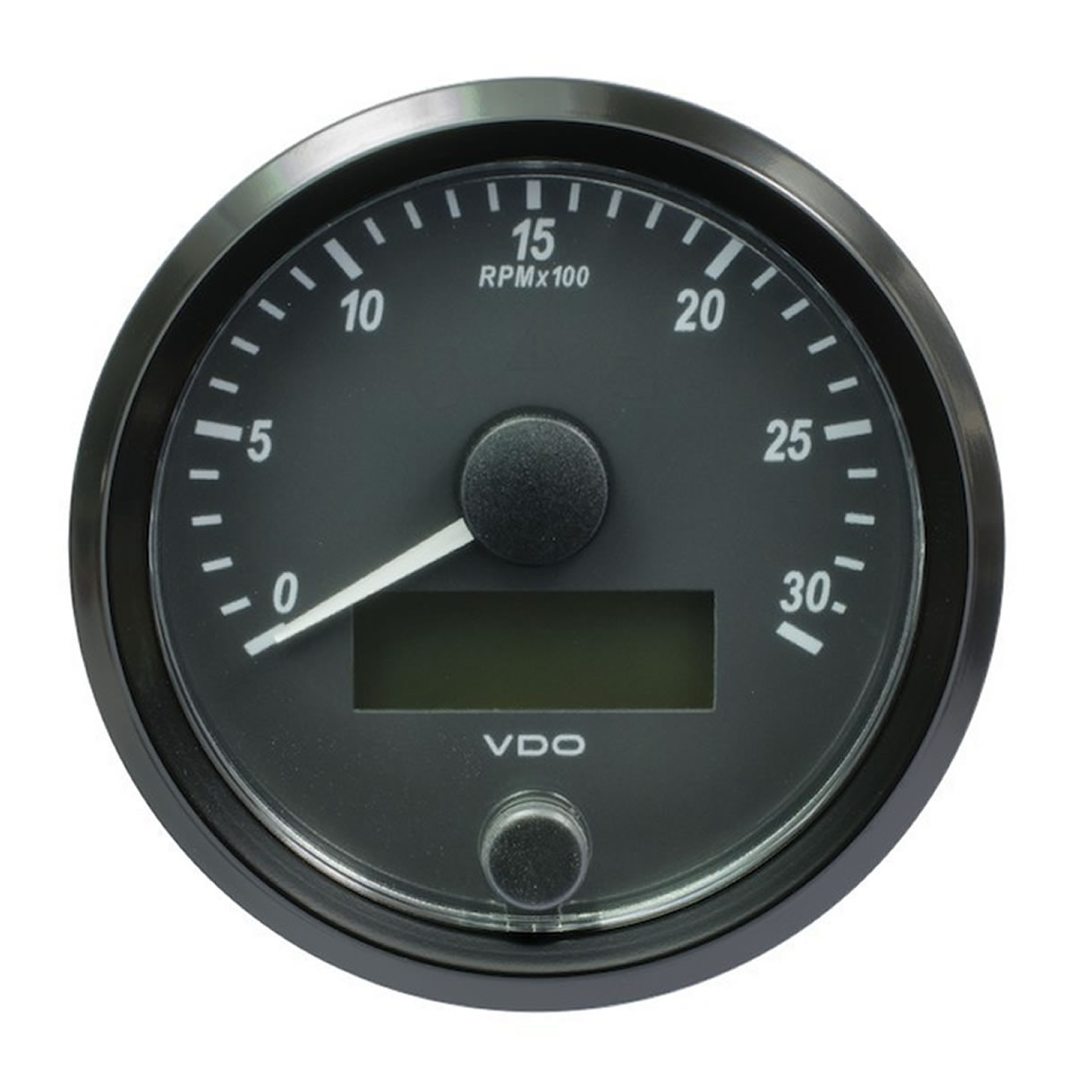 VDO SingleViu Tachometer Gauges 3000 RPM Black 80mm